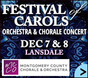 Festival of Carols will present new and exciting arrangements of familiar carols, other inspiring music, and readings around the theme “A Time of Hope.” This concert has something for everyone, and will surely get you into the spirit of the season.